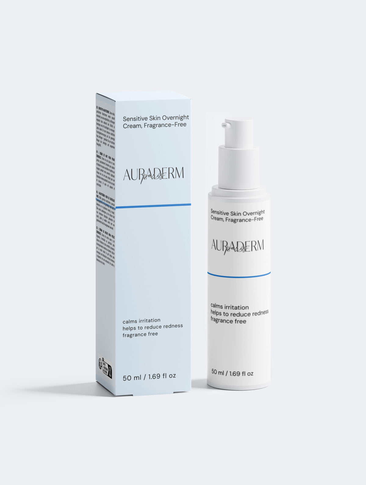 Crème de Nuit pour Peaux Sensibles, Sans Parfum